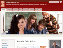 Tablet Screenshot of freier-redner.de